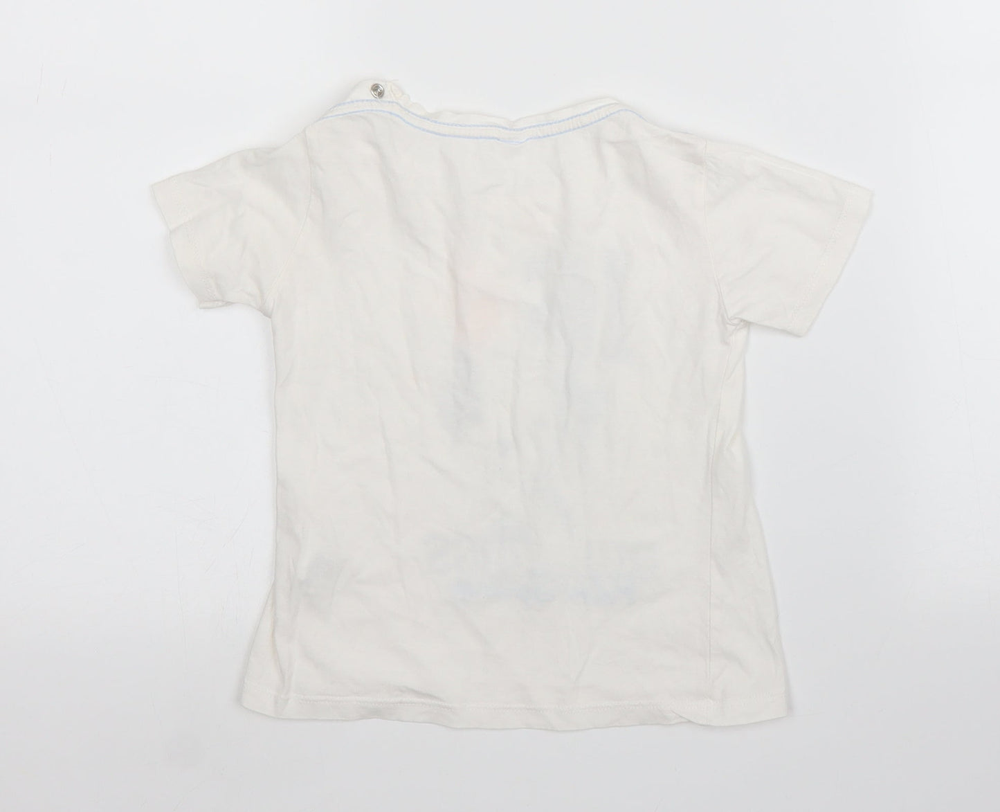 Zara Baby White   Basic T-Shirt Size 18-24 Months