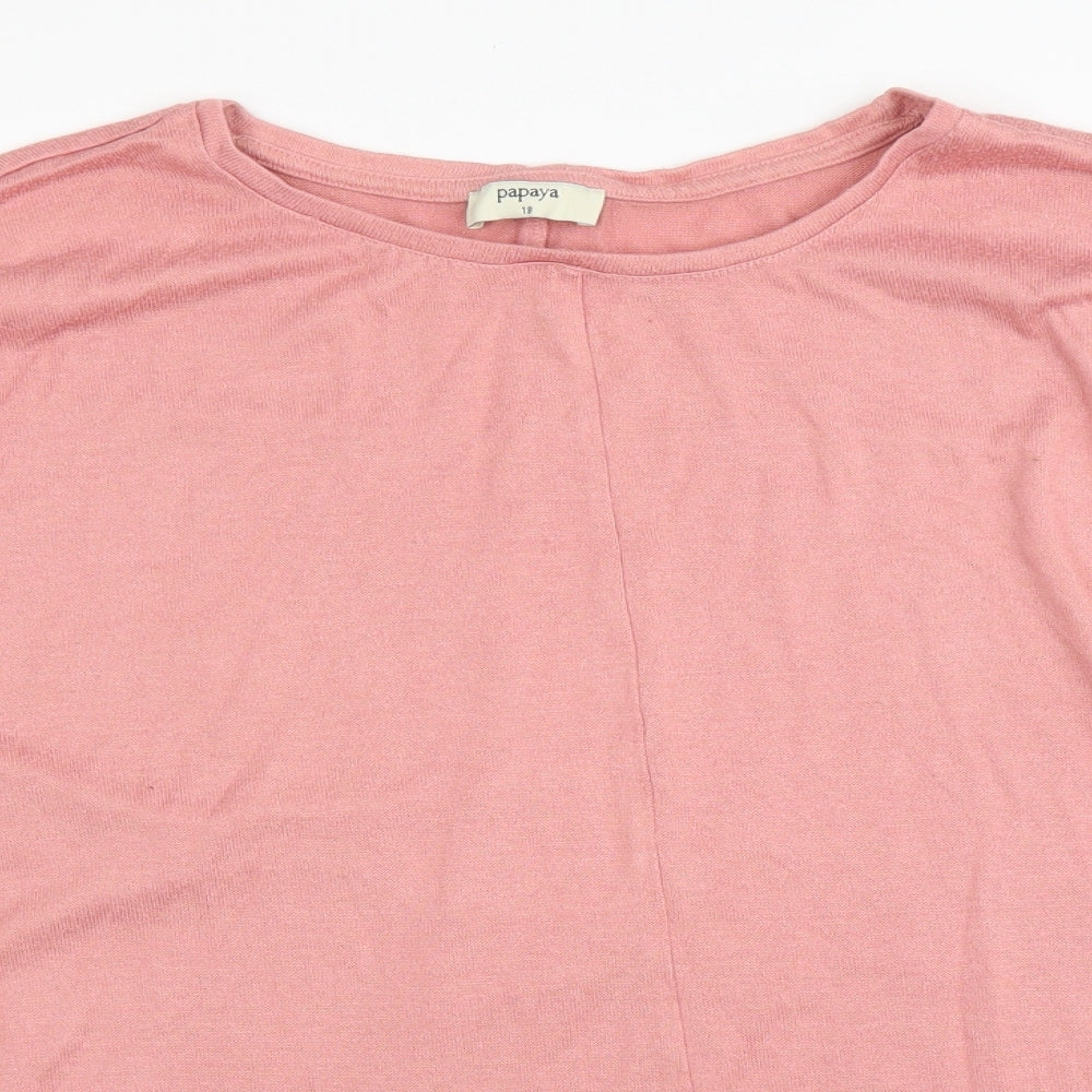 Papaya Womens Pink   Pullover Jumper Size 18