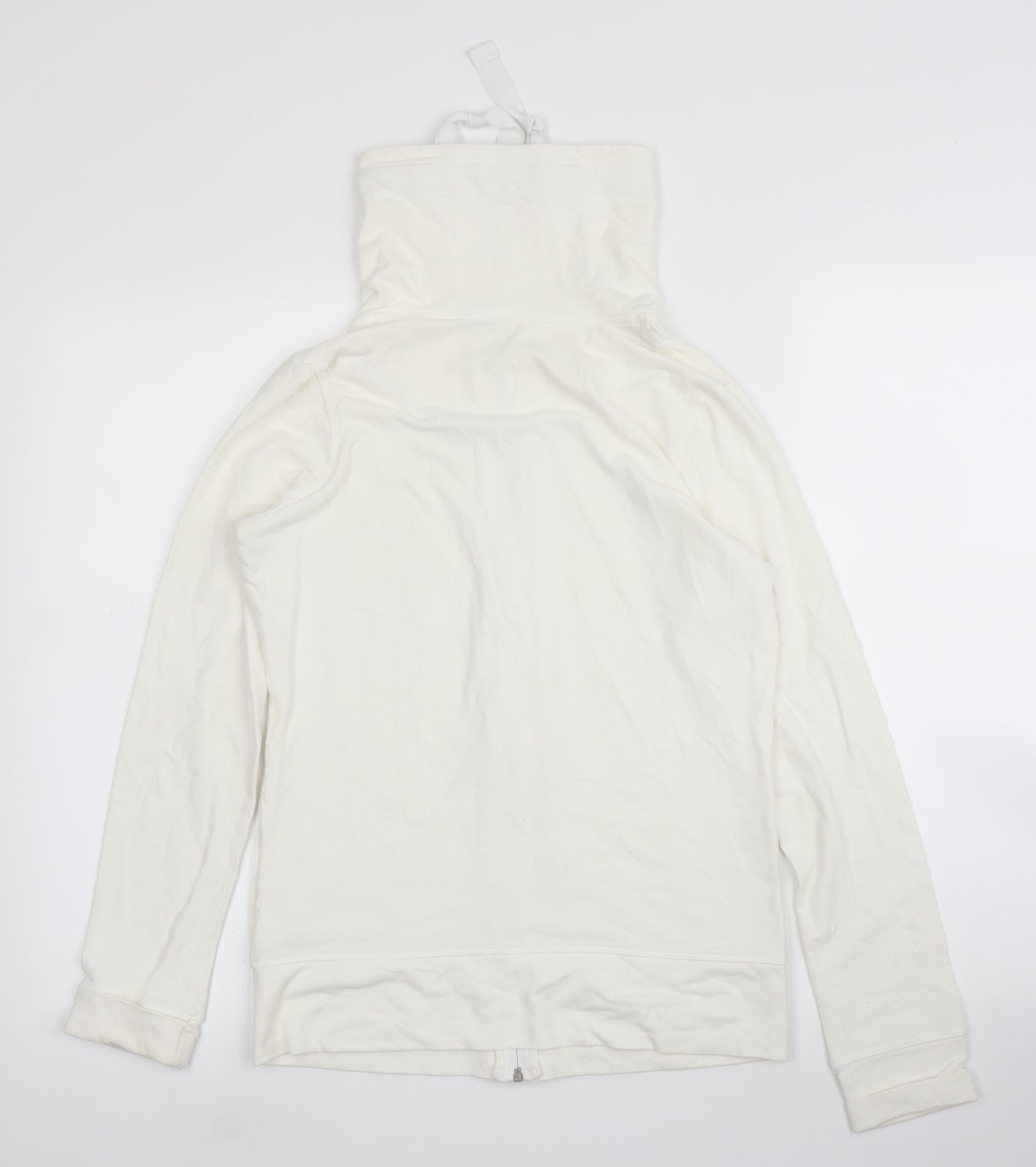 NEXT Womens White   Full Zip Jumper Size M