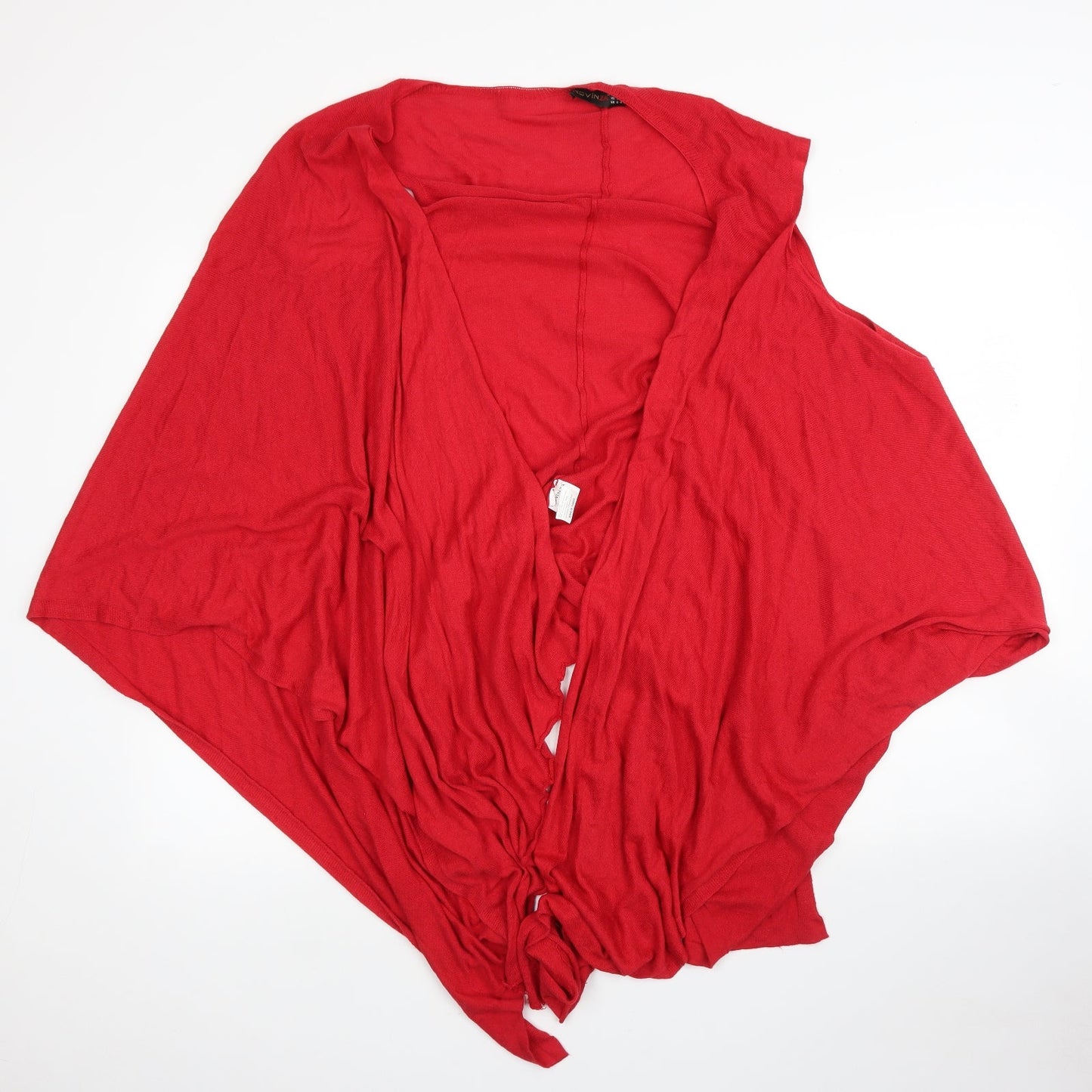 Novinza Womens Red   Cardigan Jumper Size M