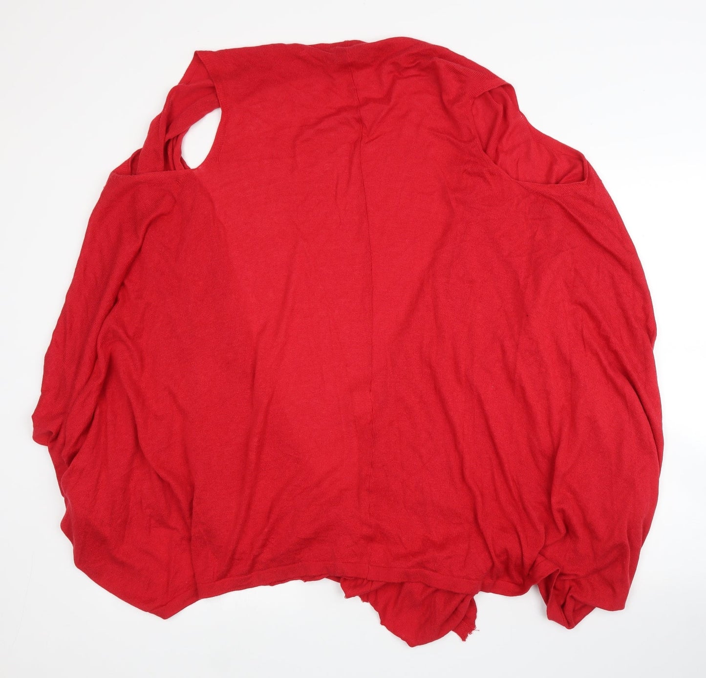 Novinza Womens Red   Cardigan Jumper Size M