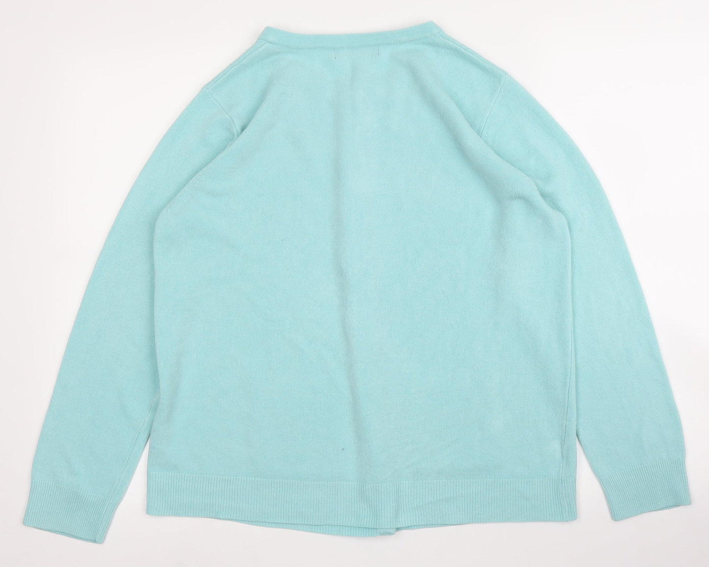 BM Womens Green   Cardigan Jumper Size M