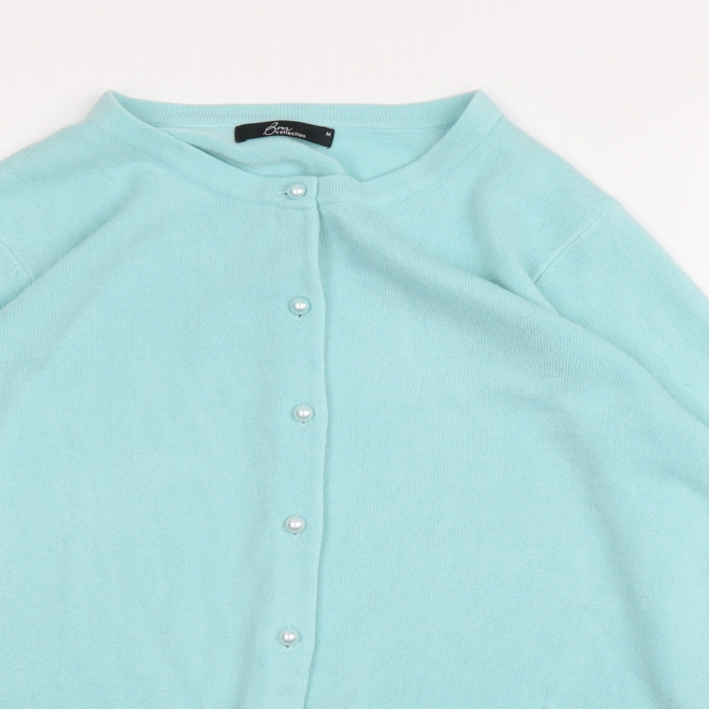BM Womens Green   Cardigan Jumper Size M
