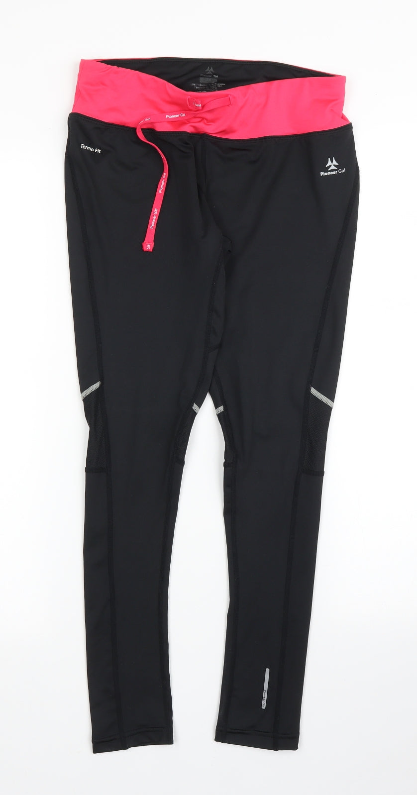 Pioneer Girl Womens Black   Compression Leggings Size S L24 in