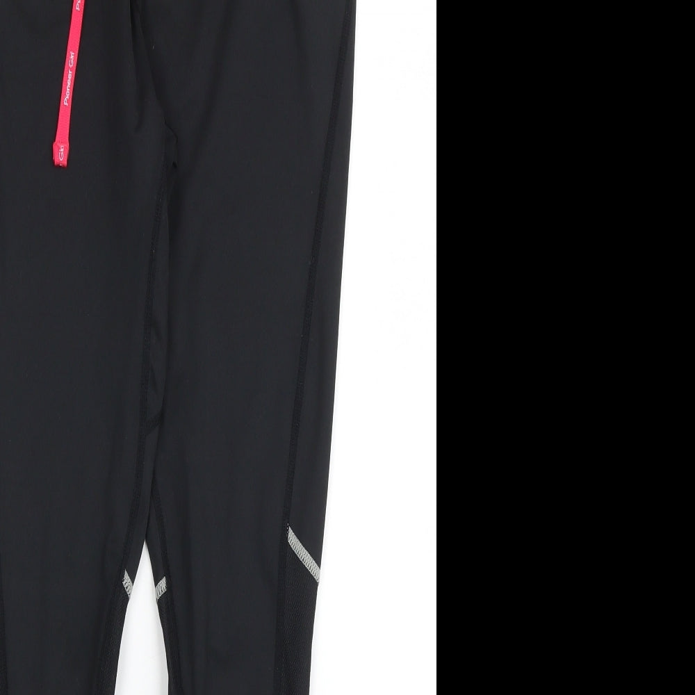 Pioneer Girl Womens Black   Compression Leggings Size S L24 in