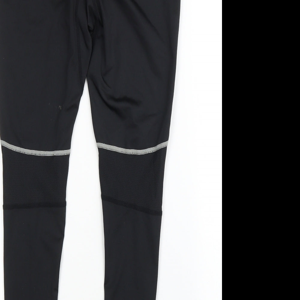 Pioneer Girl Womens Black   Compression Leggings Size S L24 in