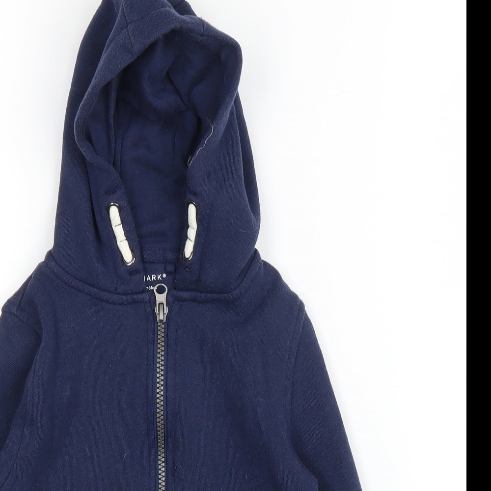 Primark Boys Blue   Full Zip Hoodie Size 3 Years