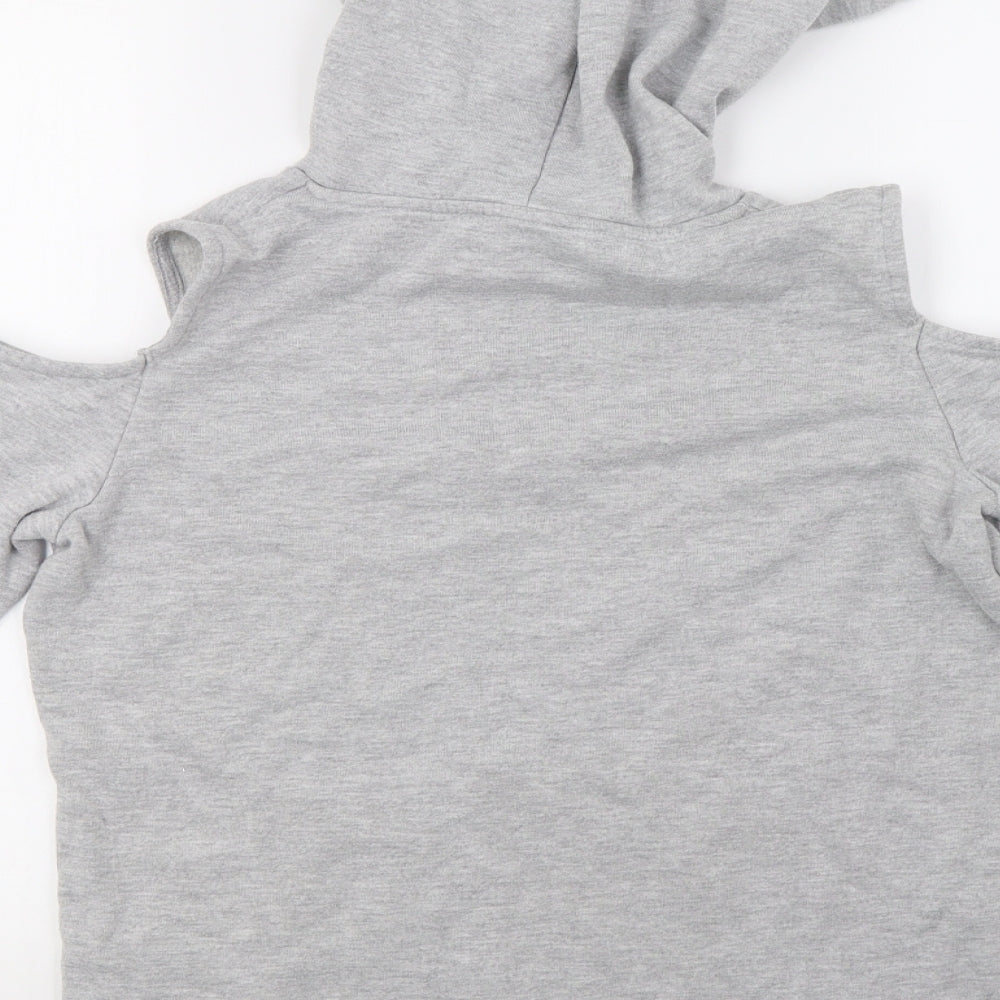 Matalan Womens Grey   Pullover Hoodie Size 10