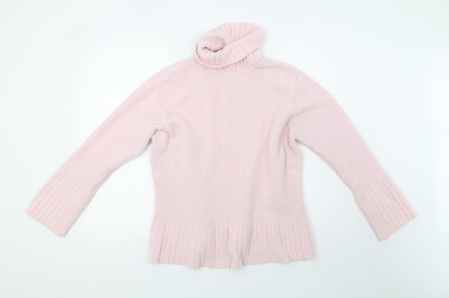 evie Womens Pink  Knit Pullover Sweatshirt Size 16