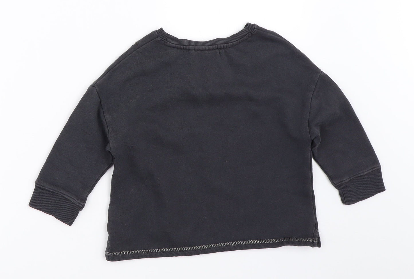 NEXT Girls Grey   Pullover Sweatshirt Size 3 Years