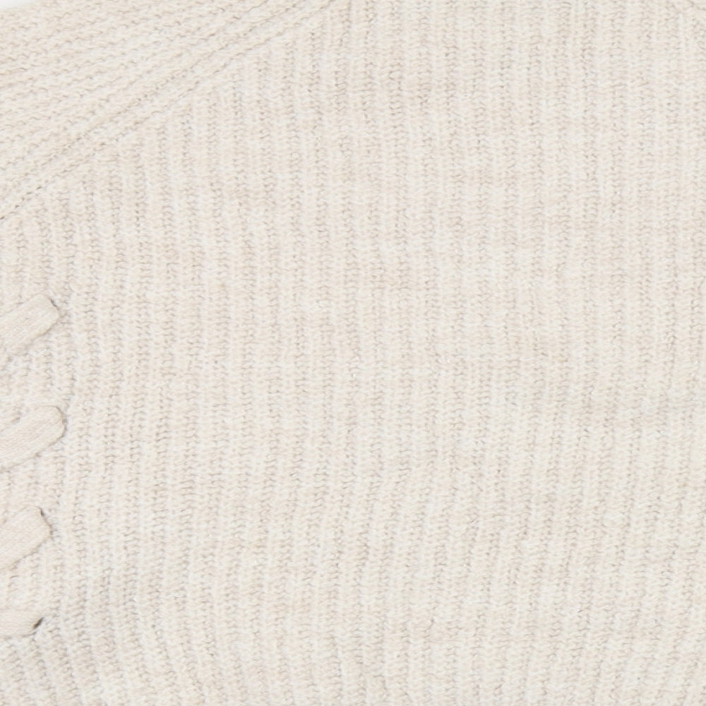 Primark Girls Ivory   Pullover Jumper Size 7-8 Years