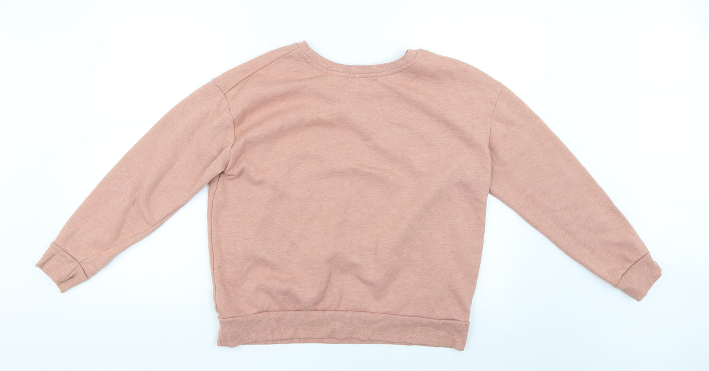 Atmosphere Womens Pink Geometric  Pullover Jumper Size 12