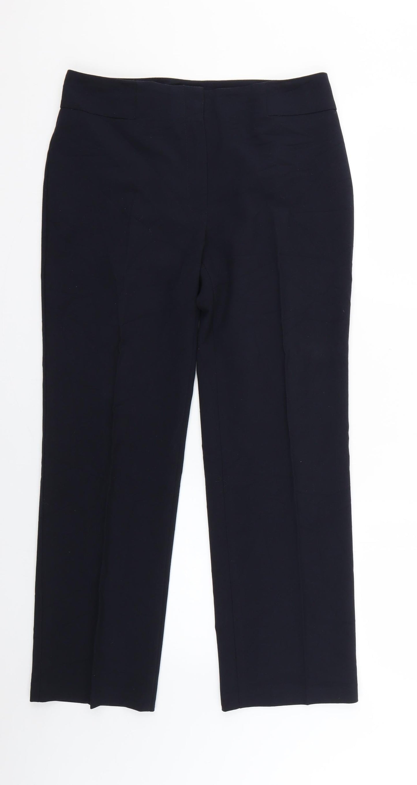 Marks and Spencer Womens Blue   Trousers  Size 10 L25 in