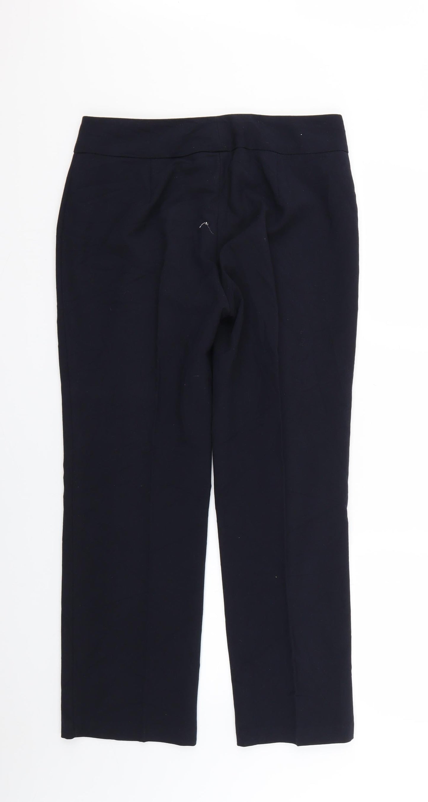 Marks and Spencer Womens Blue   Trousers  Size 10 L25 in