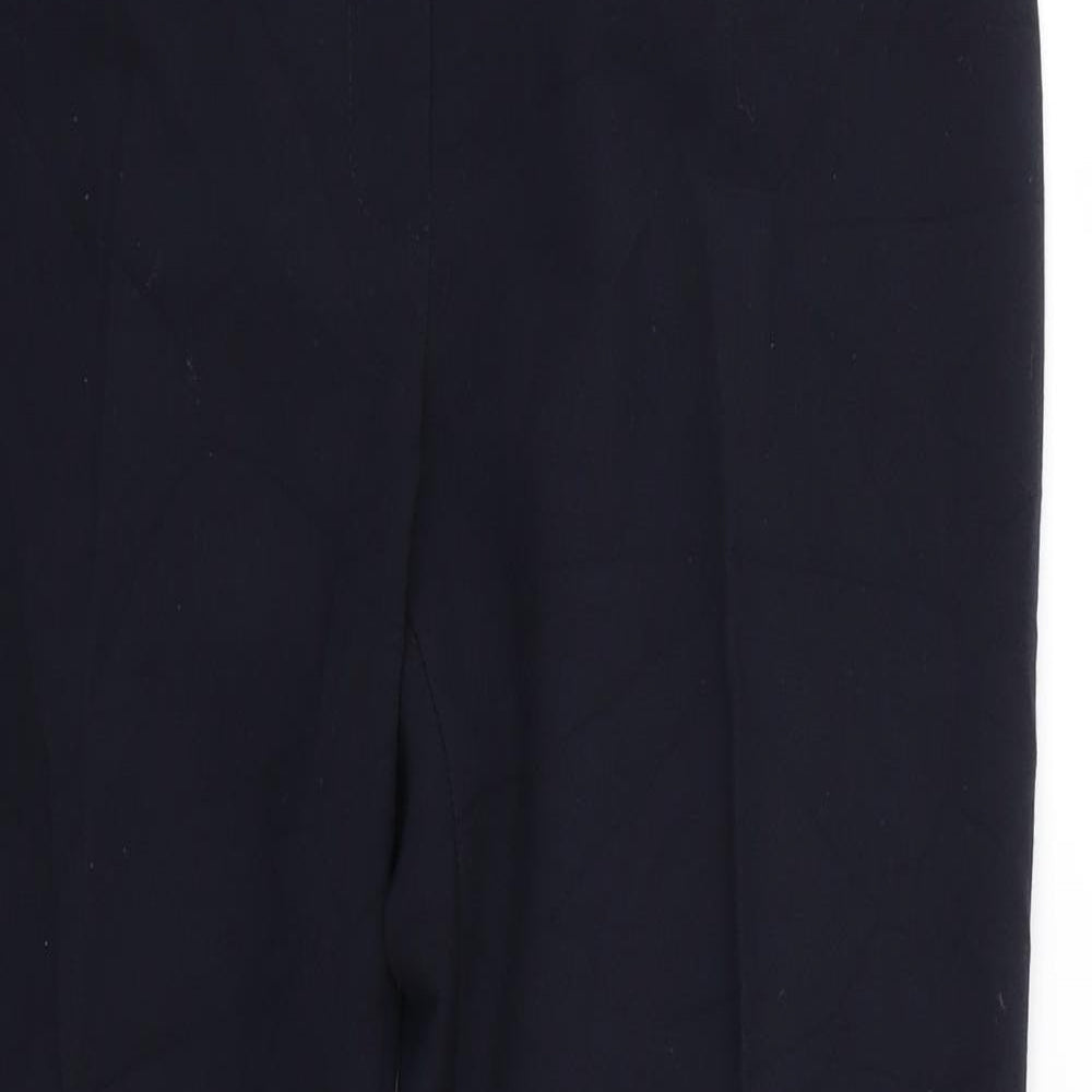 Marks and Spencer Womens Blue   Trousers  Size 10 L25 in