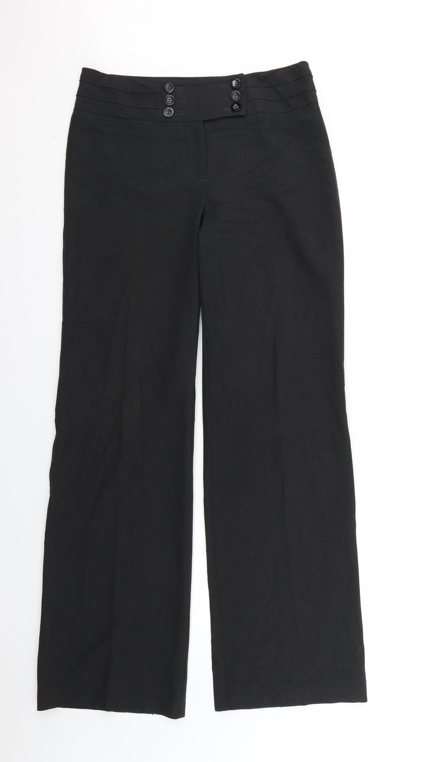 Marks and Spencer Womens Grey   Trousers  Size 10 L30 in