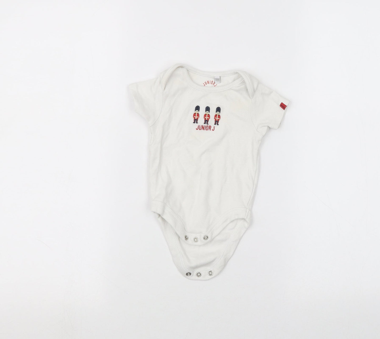 Junior J Baby White   Babygrow One-Piece Size 3-6 Months