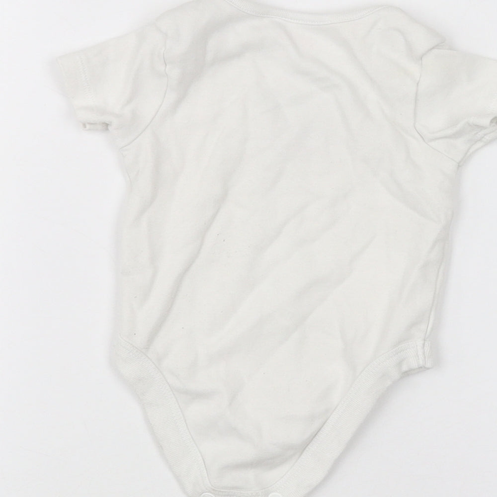 Junior J Baby White   Babygrow One-Piece Size 3-6 Months