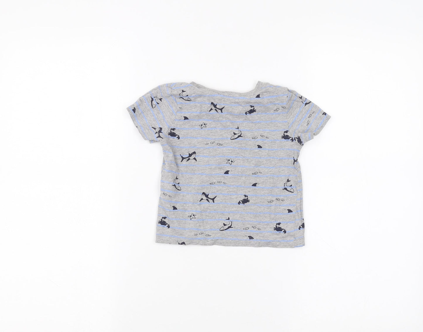 Primark Baby Grey   Basic T-Shirt Size 12-18 Months