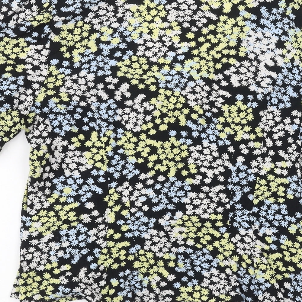 H&M Womens Black   Basic T-Shirt Size 12