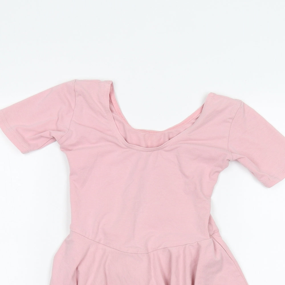 Preworn Girls Pink   A-Line  Size M