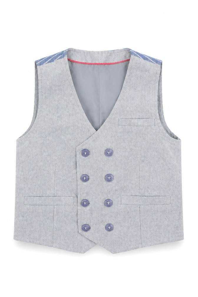 Front view of Next boys’ grey jacket, size 3, years