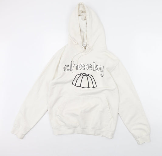 AWD Womens White   Pullover Hoodie Size S