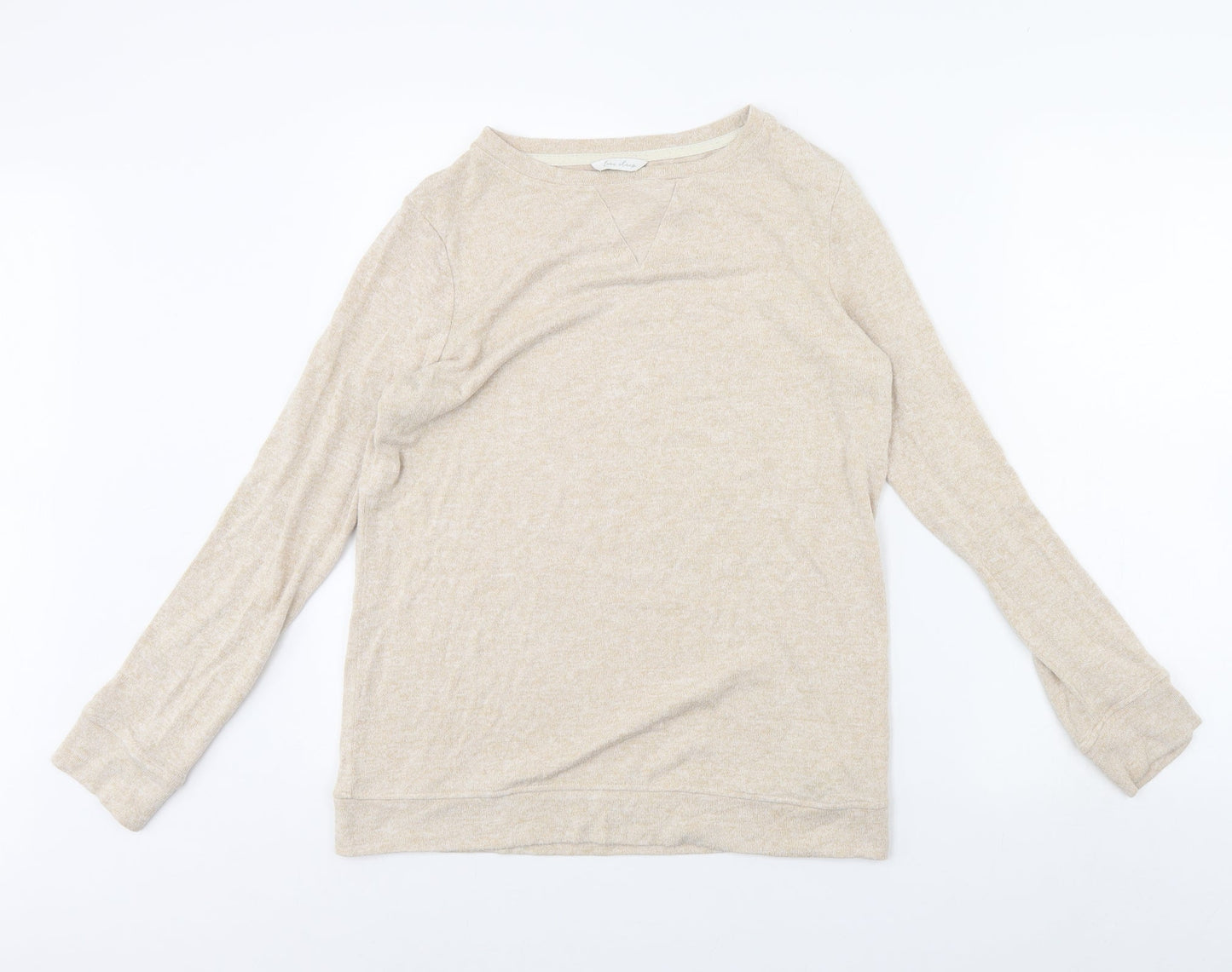 m&s Womens Beige   Pullover Jumper Size 10