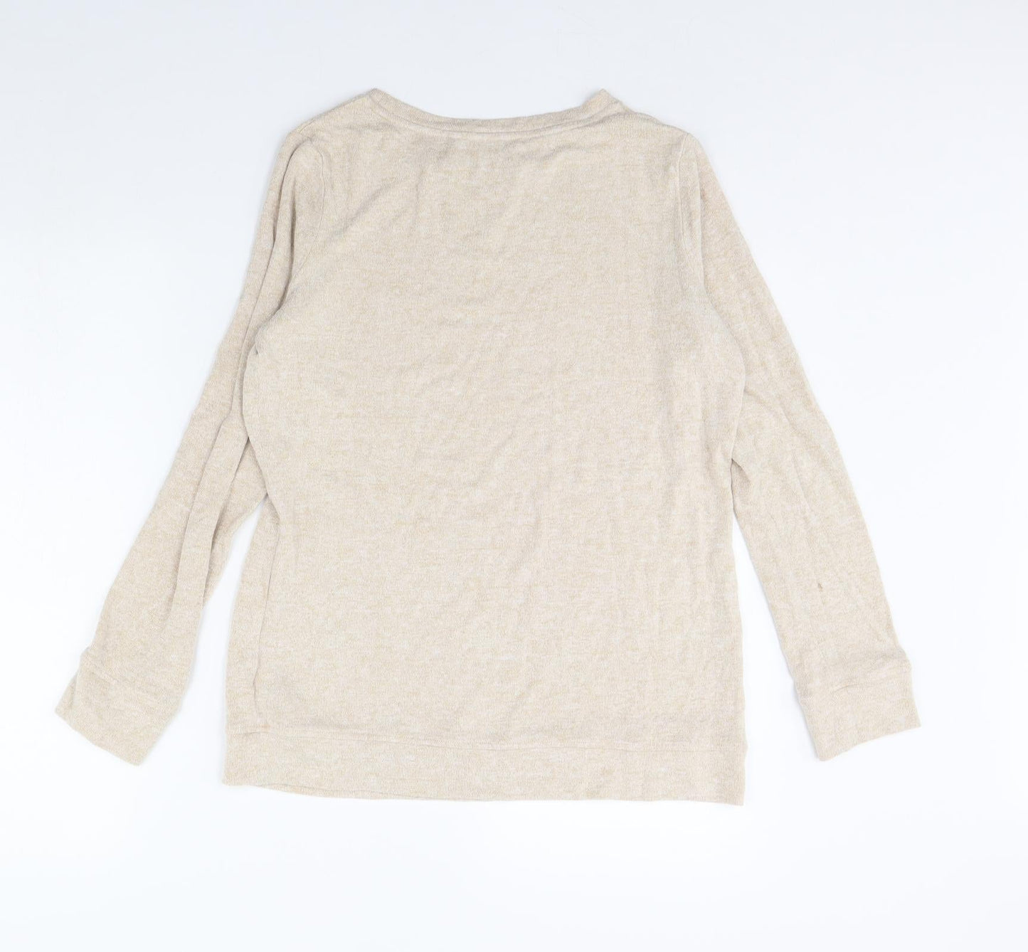 m&s Womens Beige   Pullover Jumper Size 10