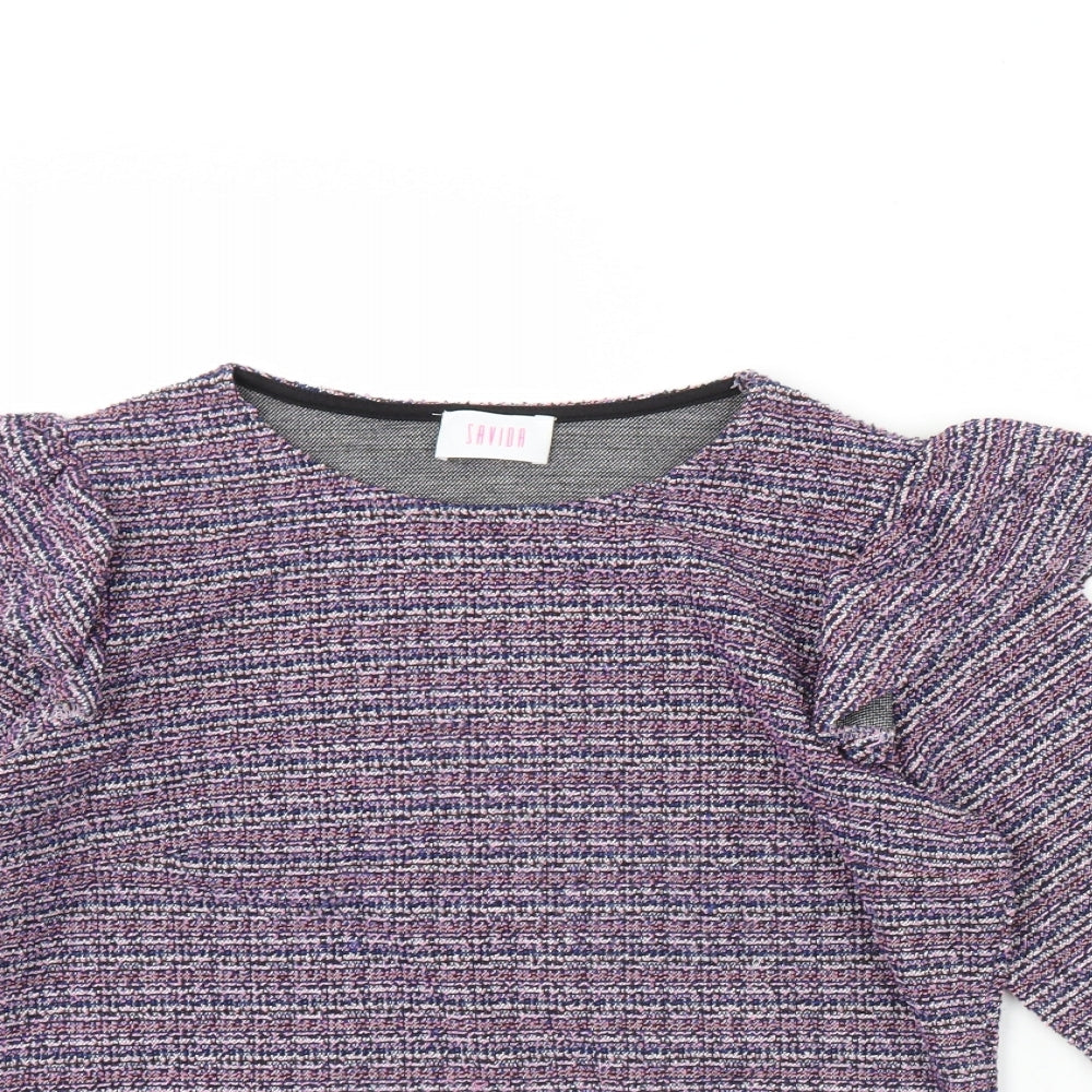 Savida Womens Purple   Pullover Jumper Size L