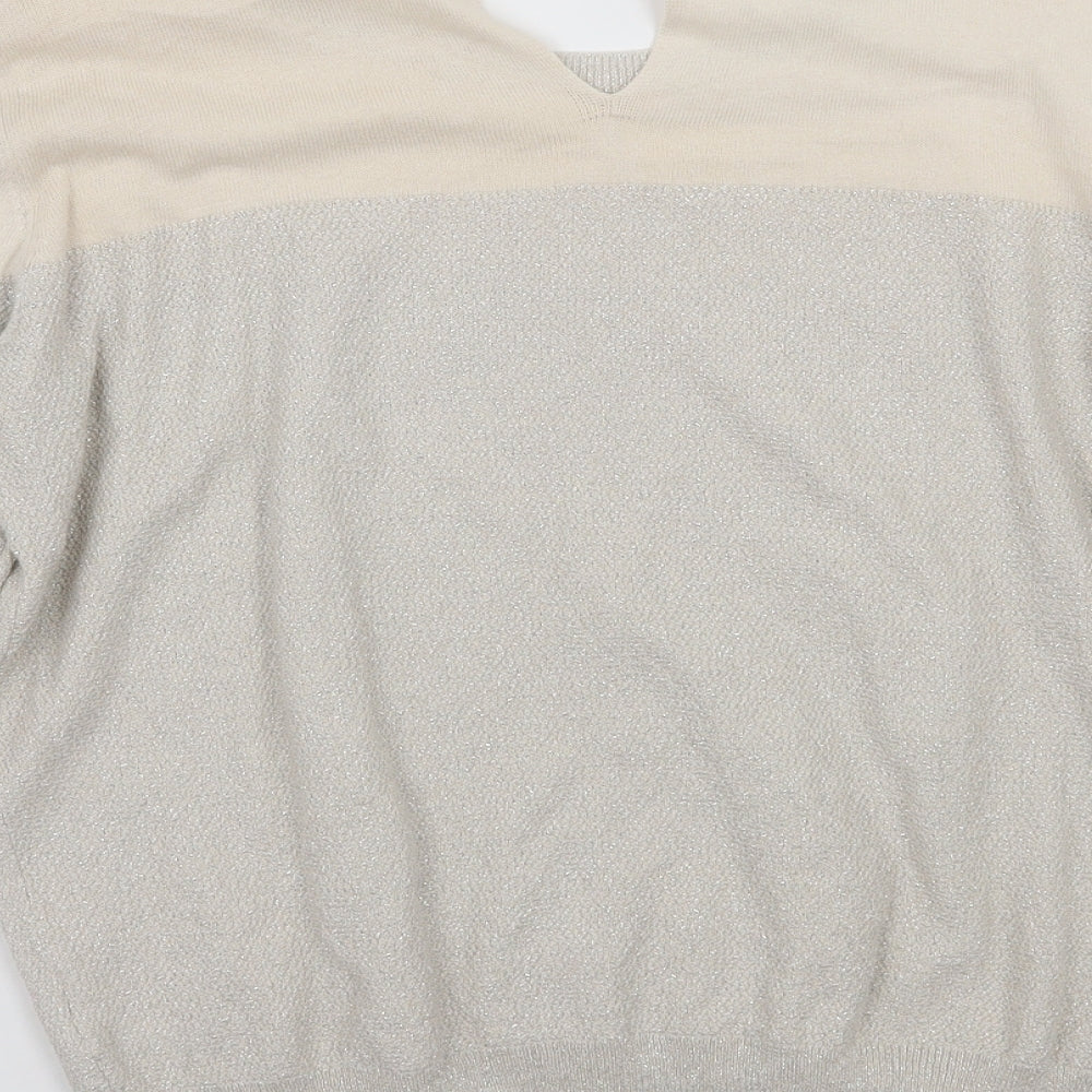 Anthology Womens Beige   Pullover Jumper Size 14