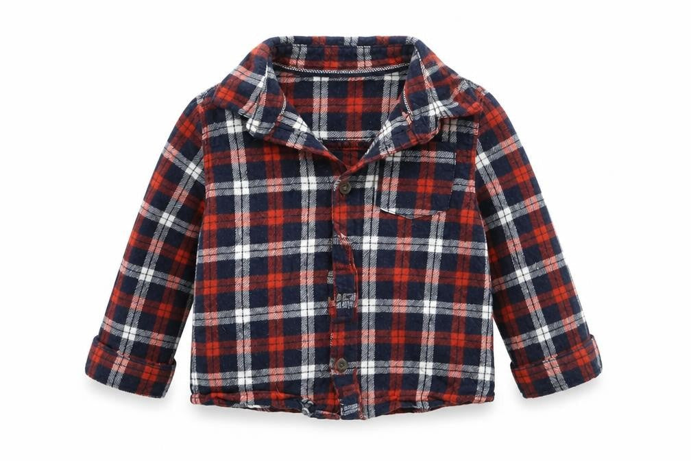 Primark Boys Blue Check  Basic Button-Up Size 12 Months