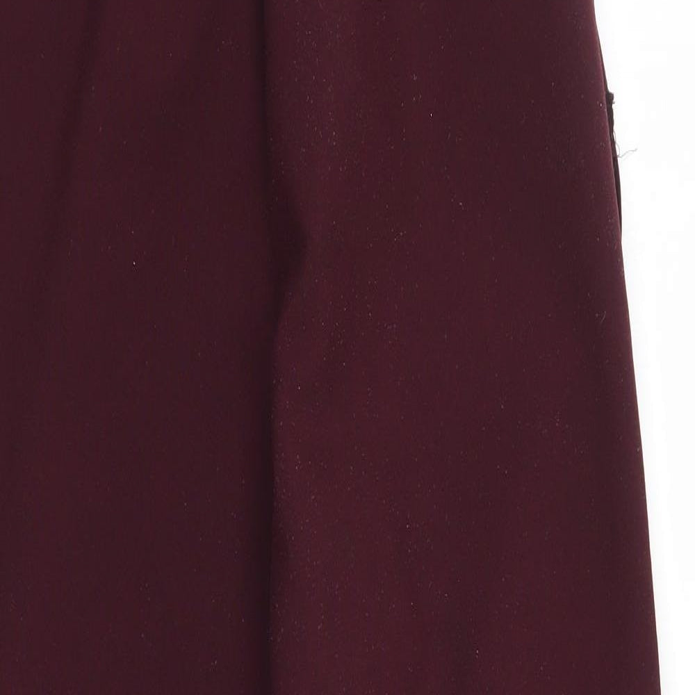 Preworn Womens Purple   Trousers  Size 16 L28 in