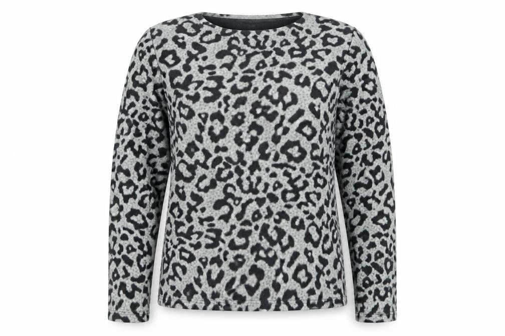 Pep& co  Womens Grey Animal Print  Pullover Jumper Size 8