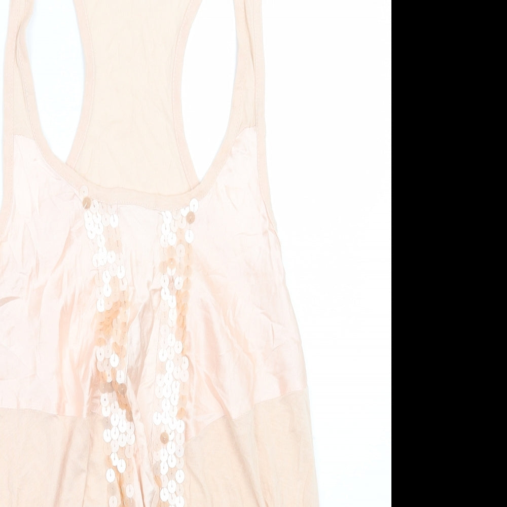 Newlook Womens Pink   Basic Tank Size 12