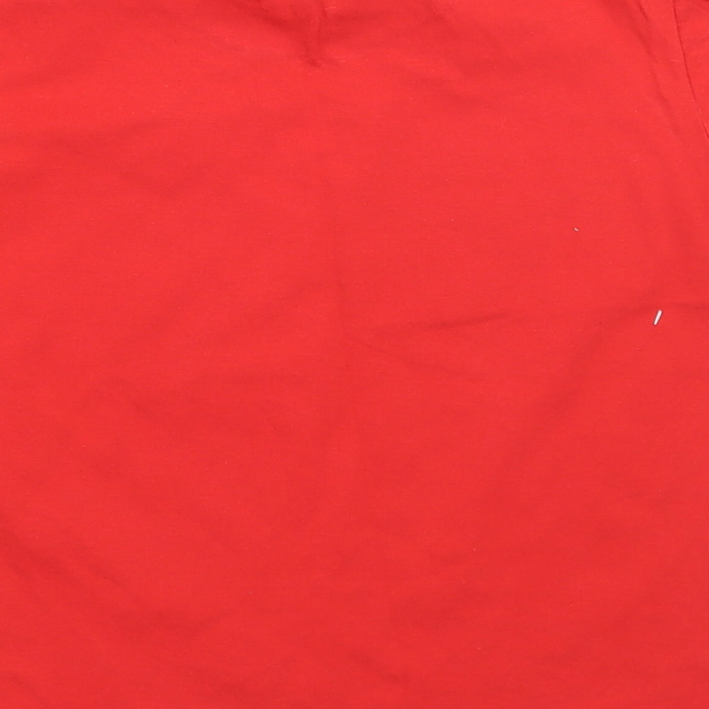 Gildan Boys Red   Basic T-Shirt Size 7-8 Years