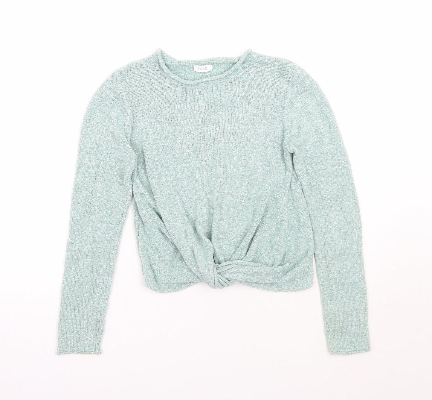 NEXT Girls Green   Pullover Jumper Size 8 Years