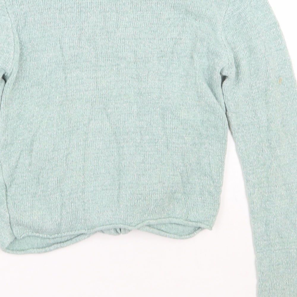 NEXT Girls Green   Pullover Jumper Size 8 Years