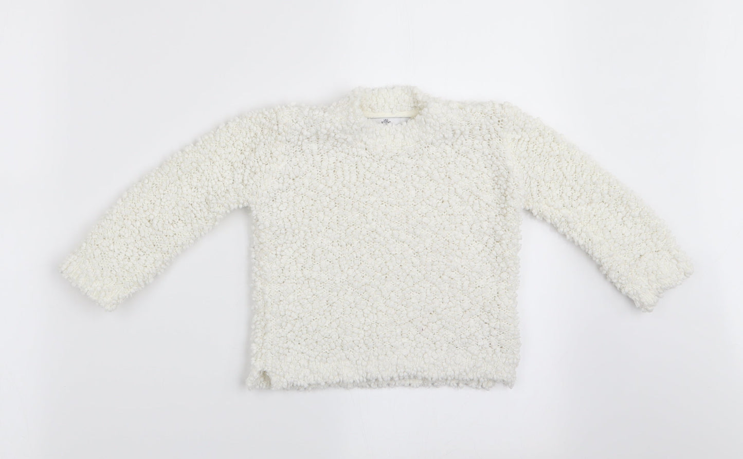 Marks and Spencer Girls Ivory   Pullover Jumper Size 2-3 Years