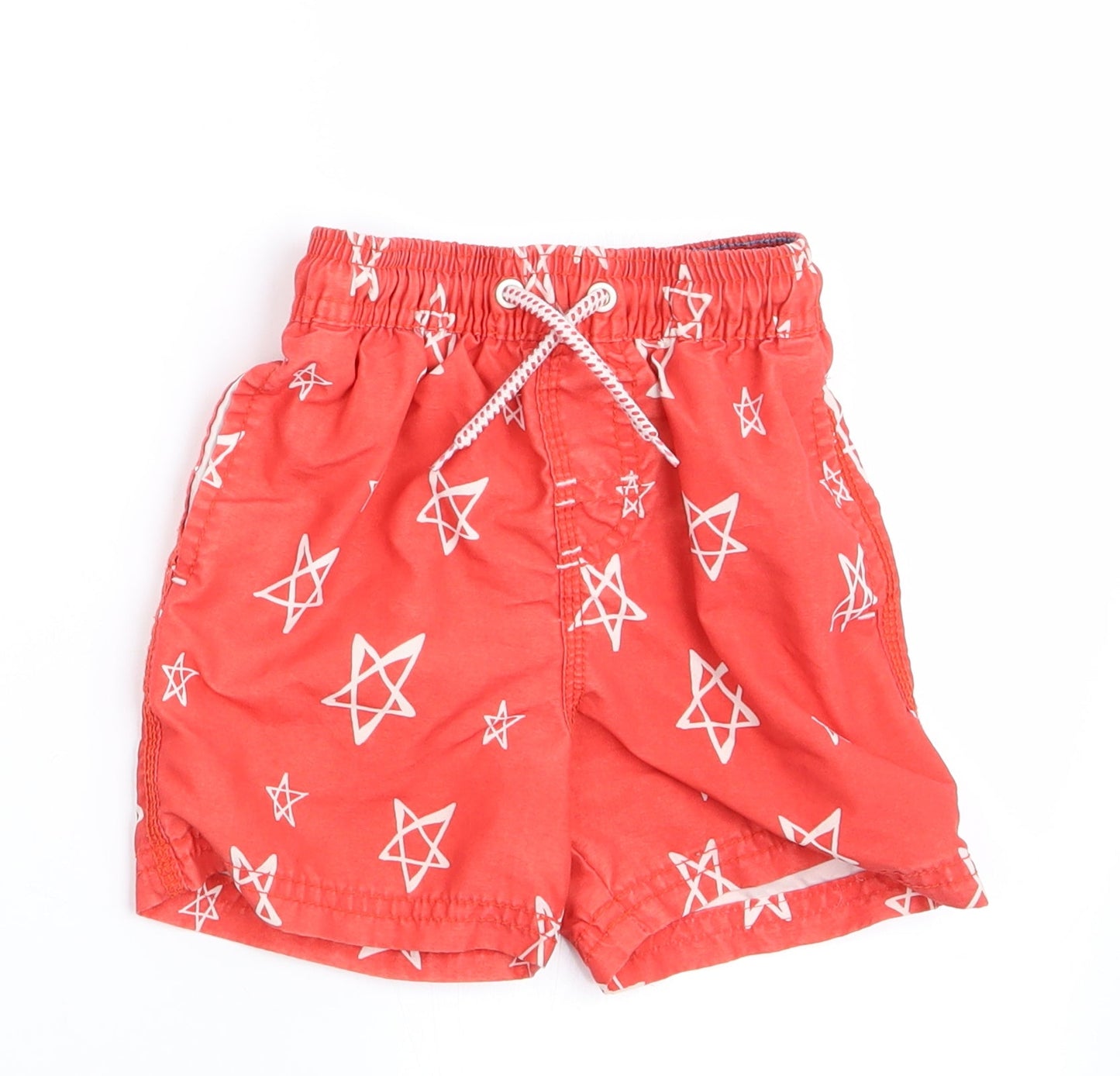 NEXT Boys Red   Cropped Trousers Size 18-24 Months  - Start Print Shorts