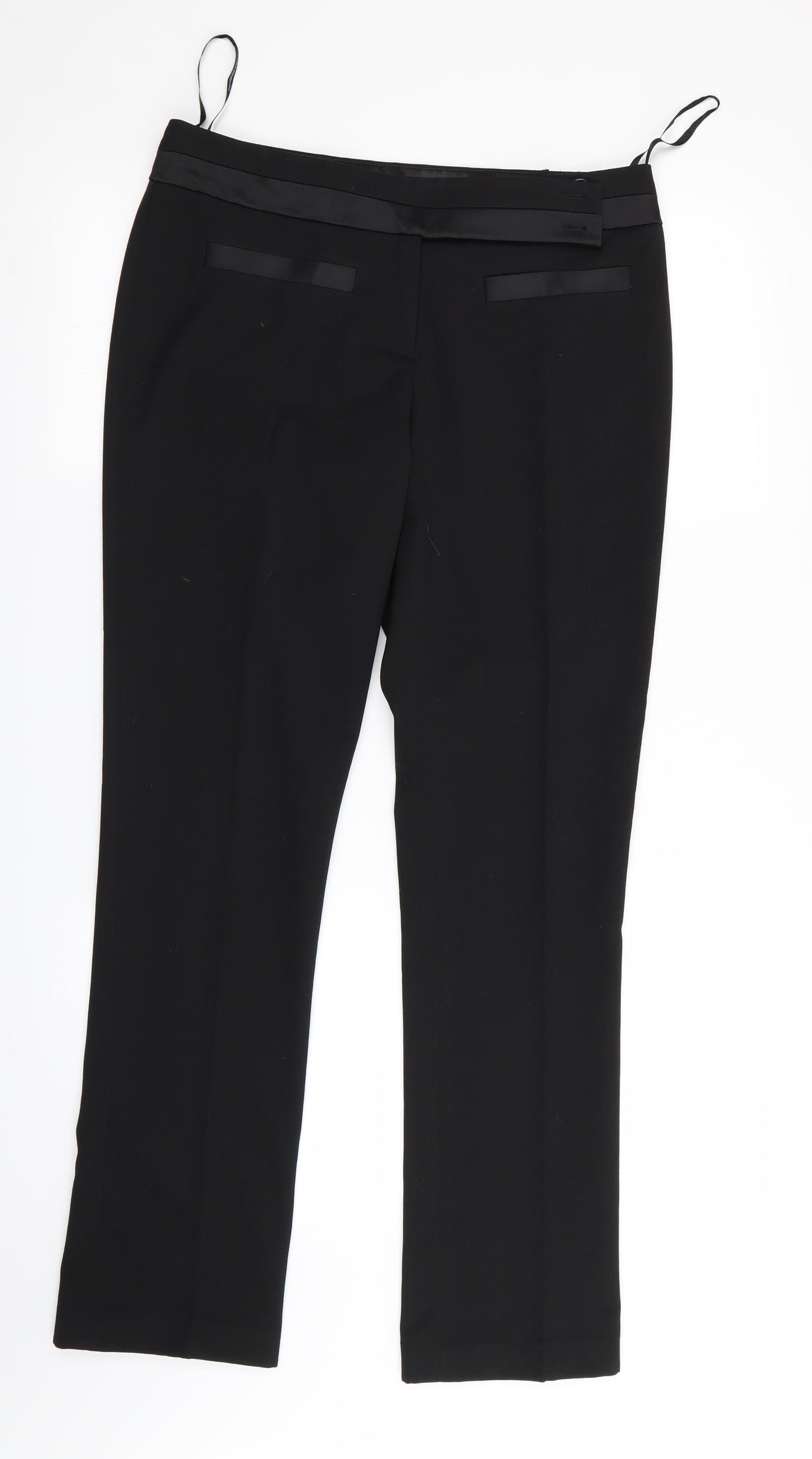 Dorothy Perkins Womens Black   Trousers  Size 10 L30 in