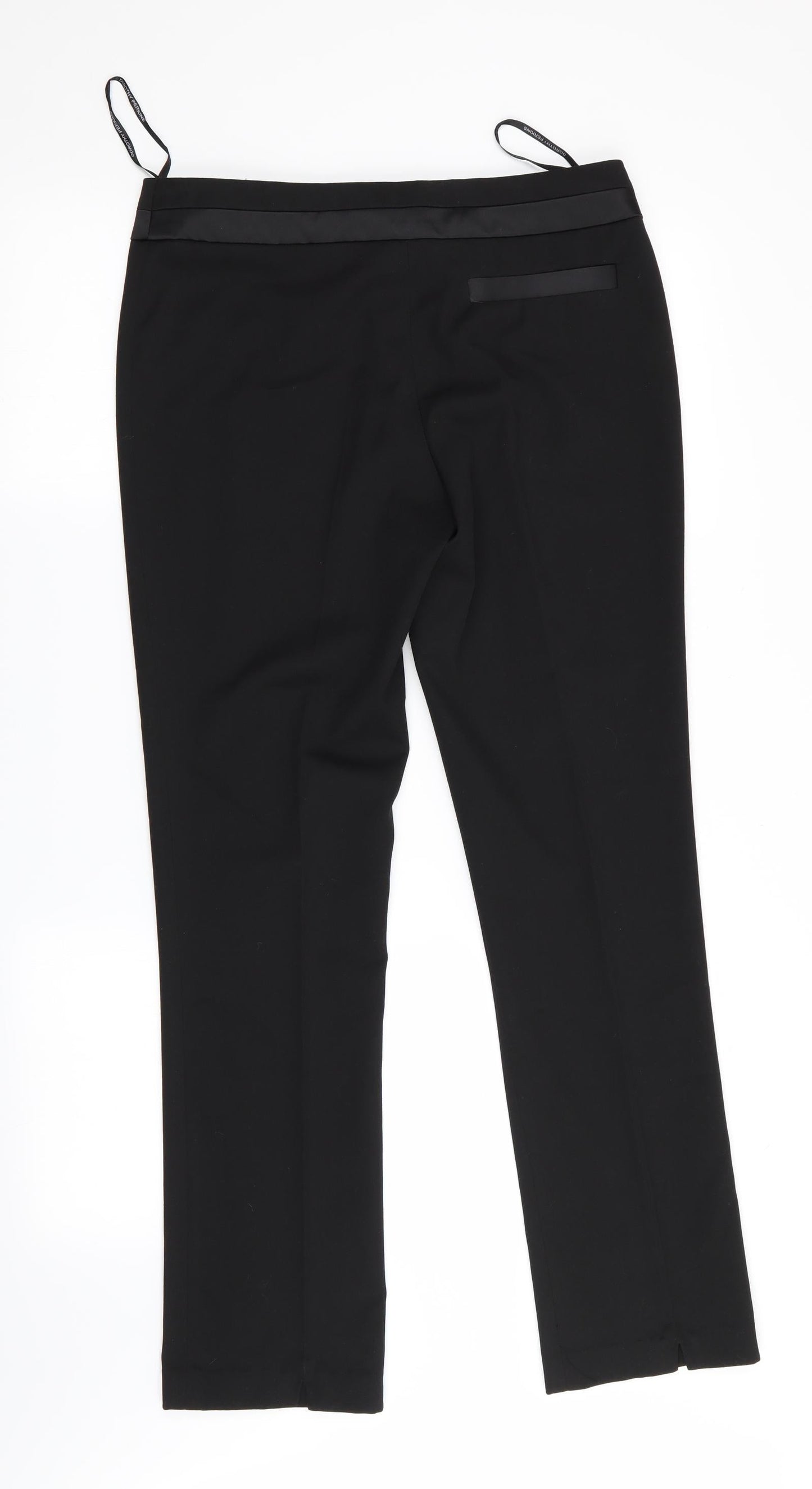 Dorothy Perkins Womens Black   Trousers  Size 10 L30 in