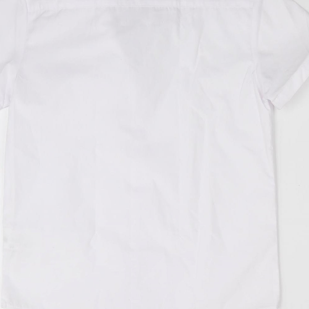 George Boys White   Basic Button-Up Size 7-8 Years