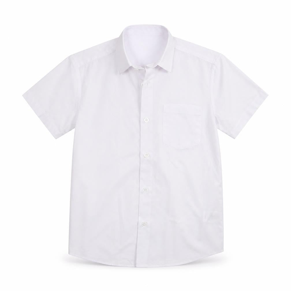 George Boys White   Basic Button-Up Size 7-8 Years