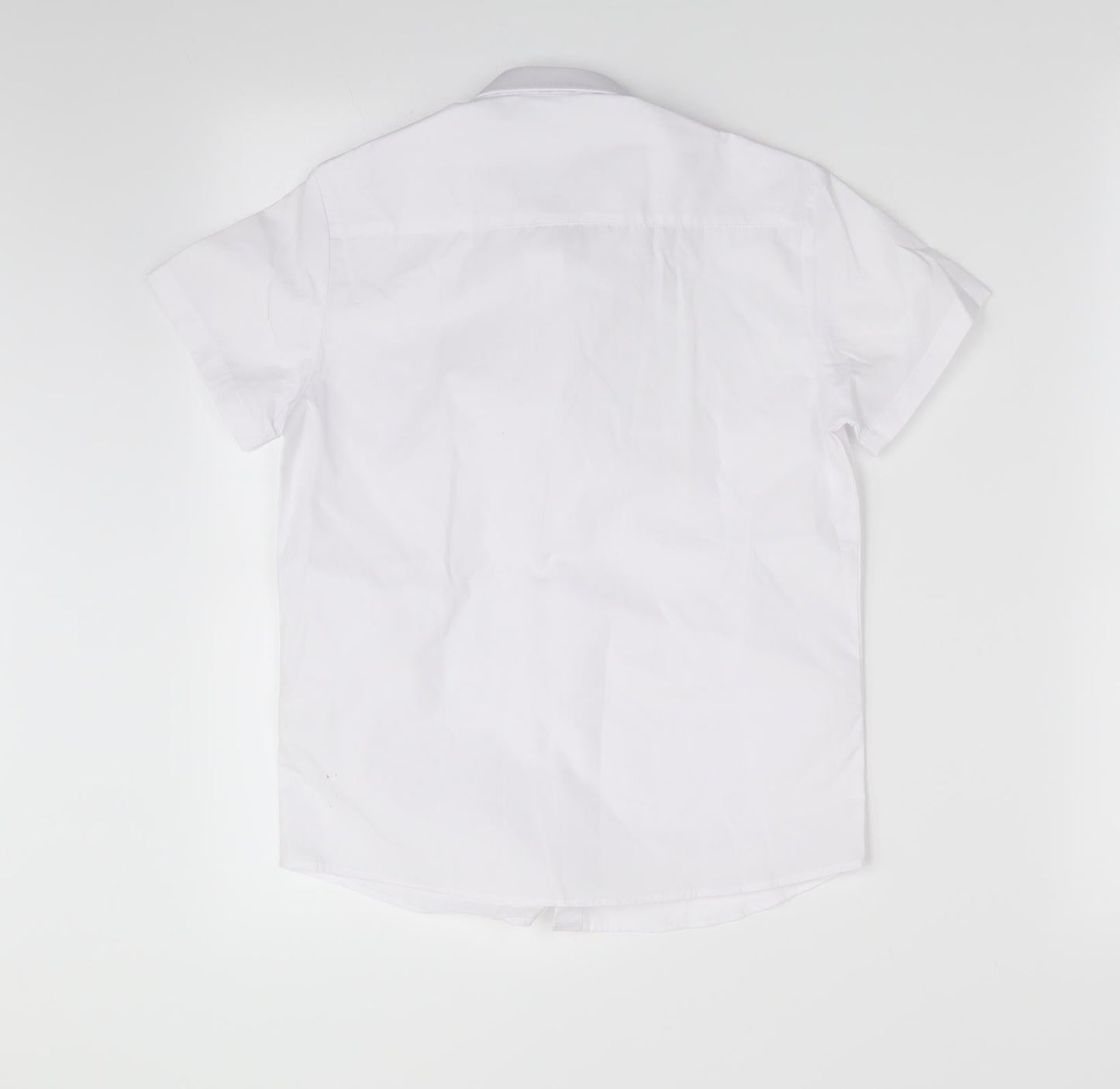 George Boys White   Basic Button-Up Size 7-8 Years