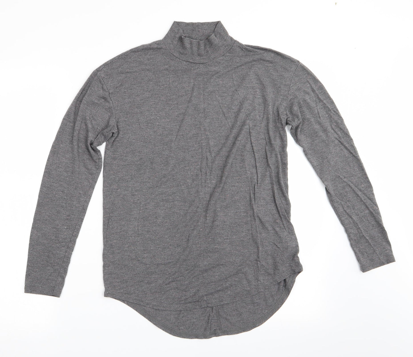 NEXT Womens Grey   Pullover Jumper Size 8  - Subtle pink glitter effect
