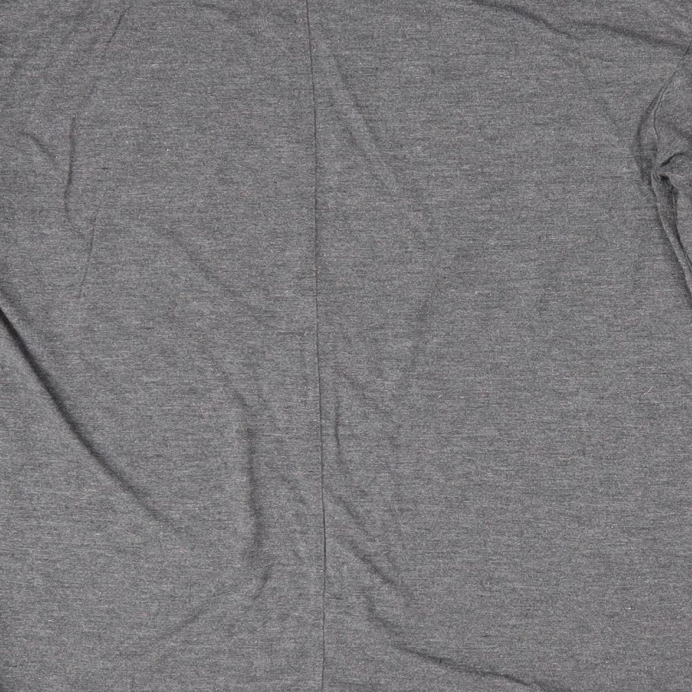 NEXT Womens Grey   Pullover Jumper Size 8  - Subtle pink glitter effect