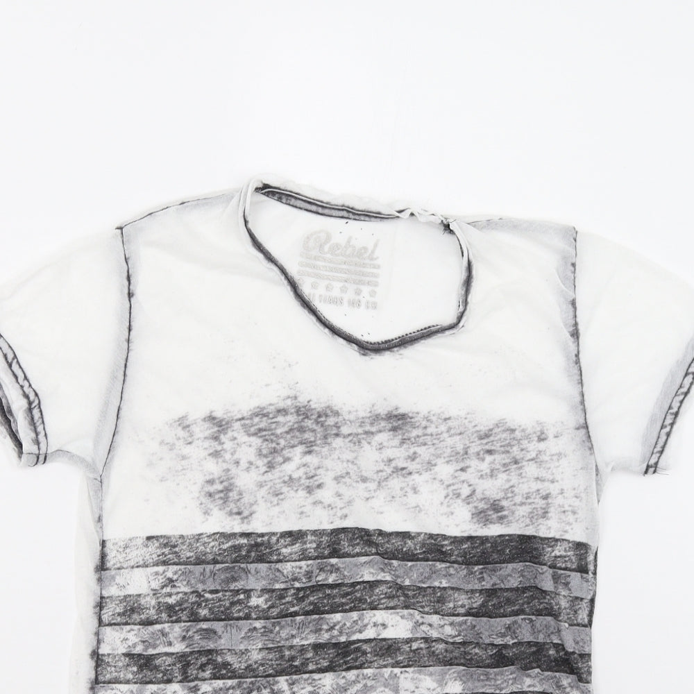 Pimark Boys White   Basic T-Shirt Size 10-11 Years