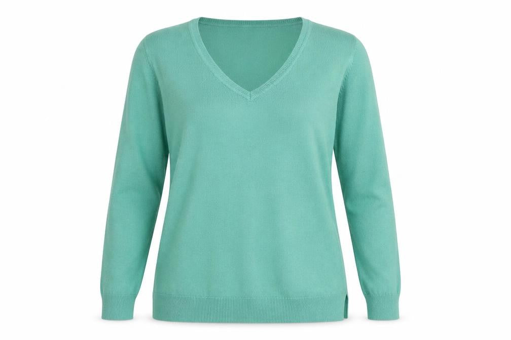 Julipa Womens Green  Knit Pullover Jumper Size 12
