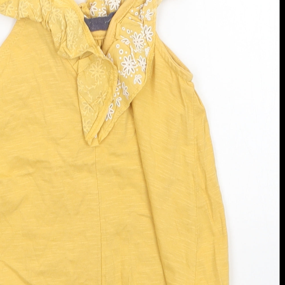 Savannah Girls Yellow   Basic Tank Size 3-6 Months